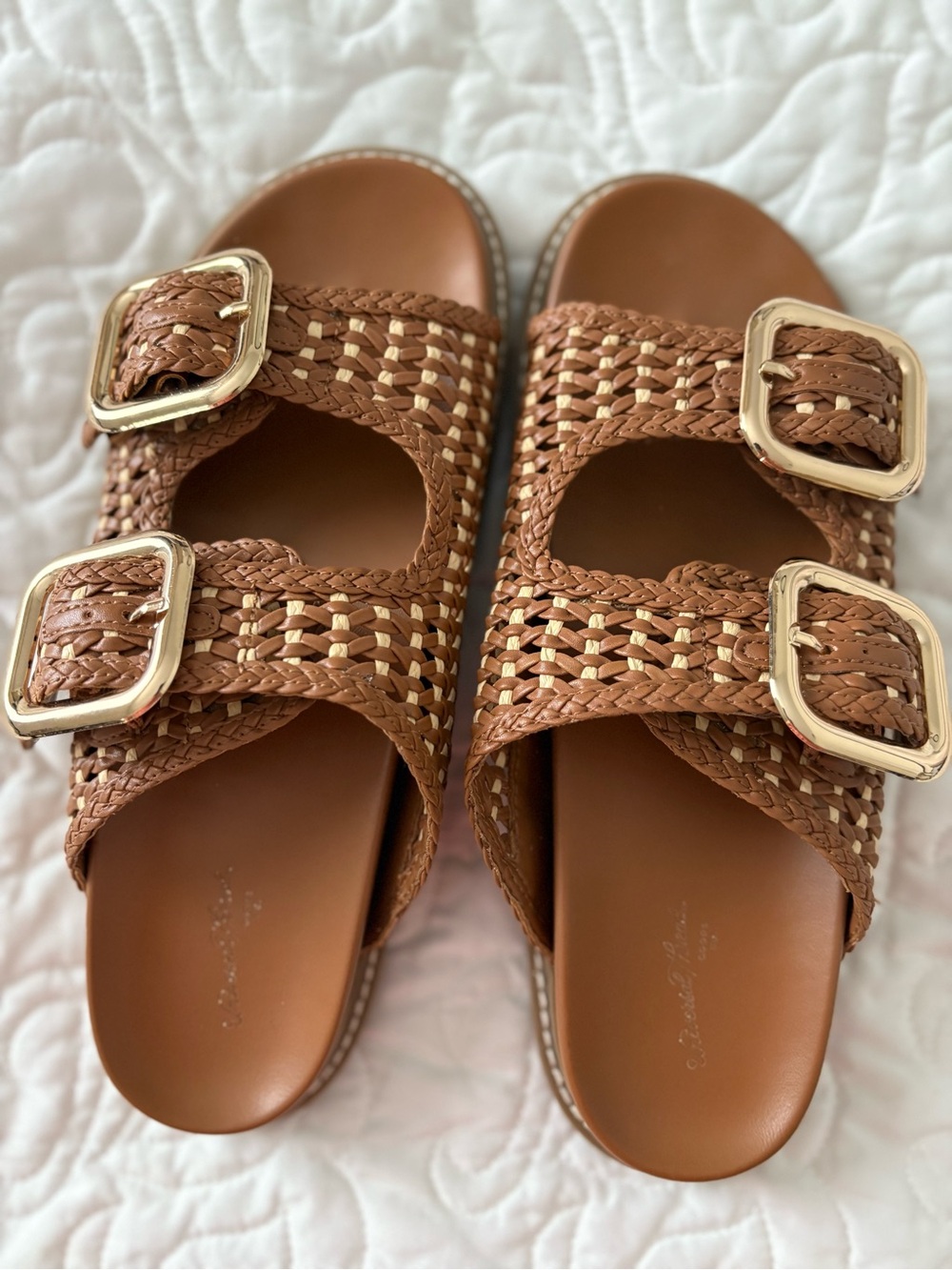 Women’s Collin Double-Buckle Slide Sandals by Universal Thread